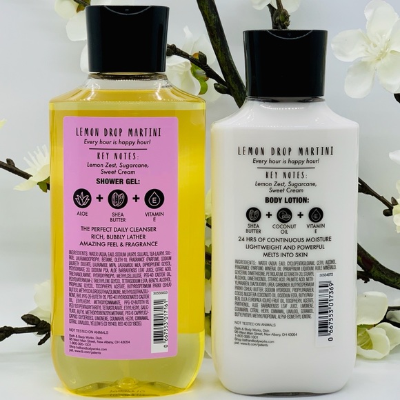 Bath & Body Works Lemon Drop Martini 2-Piece Set - Picture 2 of 2